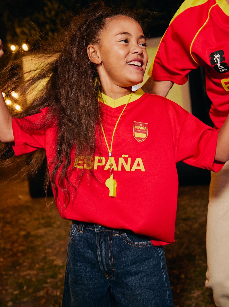 Officieel gelicentieerde T-shirts van het FIFA Wereldkampioenschap 26™ - Spanje Rood - Kiabi