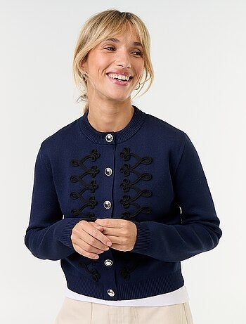 Officier vest met decoratieve galons