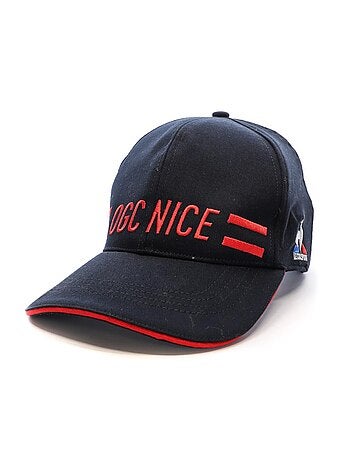 Ogc nice pet zwart heren le coq sportif fanwear