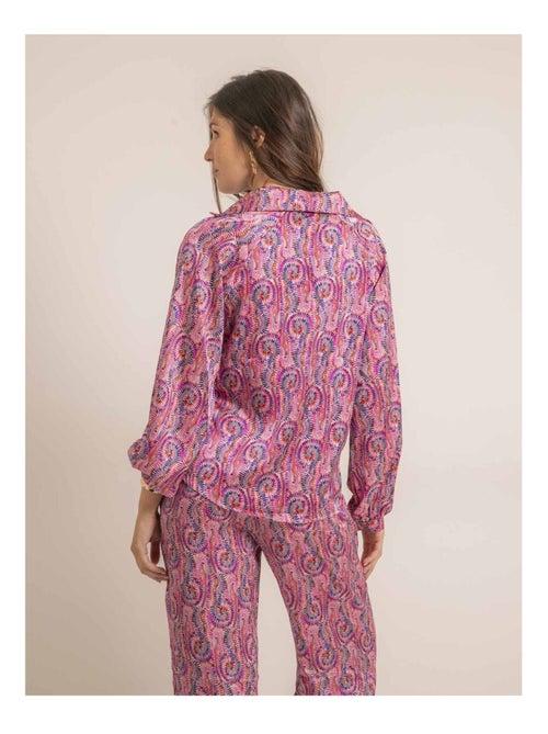 OGOTA blouse met patroon en zwierige pasvorm - Kiabi OGOTA blouse met patroon en zwierige pasvorm - Kiabi
