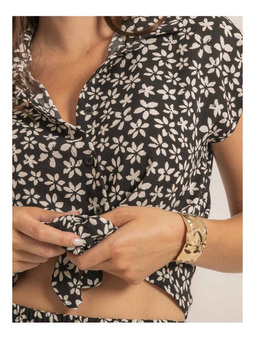 Olba blouse met knoopmotief - Kiabi Olba blouse met knoopmotief - Kiabi