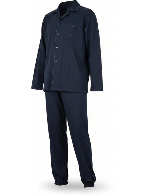OLIVER GRANT PARIS Pyjama Long Homme Entièrement Boutonné 100% Coton - Kiabi
