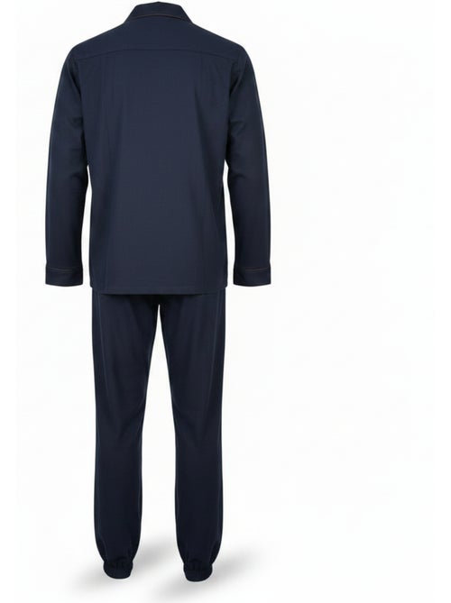 OLIVER GRANT PARIS Pyjama Long Homme Entièrement Boutonné 100% Coton - Kiabi