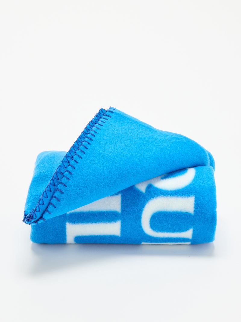 Olympique de Marseille Renaissance plaid Blauw - Kiabi