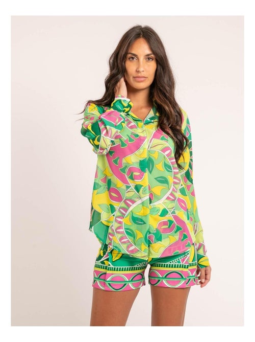 Ombelle-patroon shirt - Kiabi Ombelle-patroon shirt - Kiabi