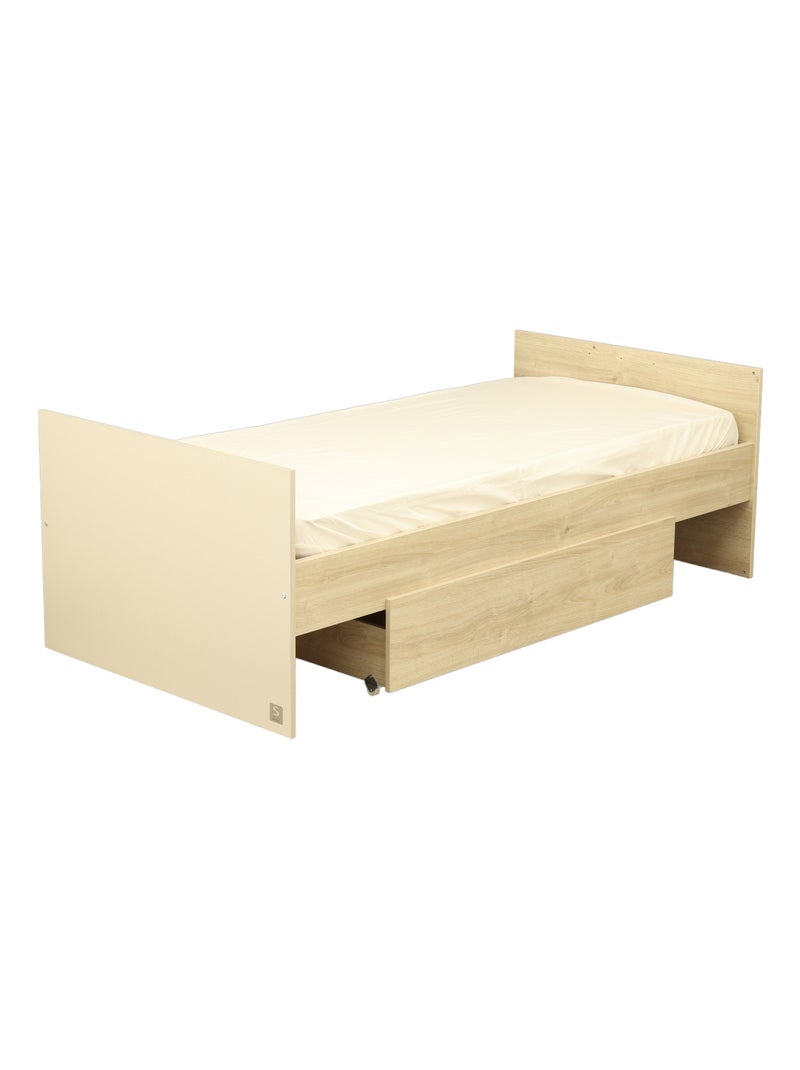 Ombouwbare combinatie bedlade Bruin - Kiabi