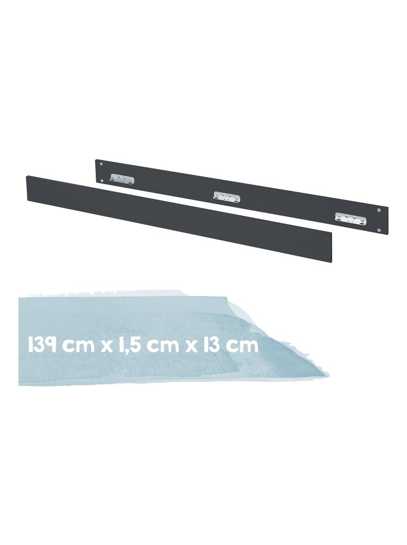 Ombouwset om babybed om te bouwen tot juniorbed 70x140 - roba Antracietgrijs - Kiabi