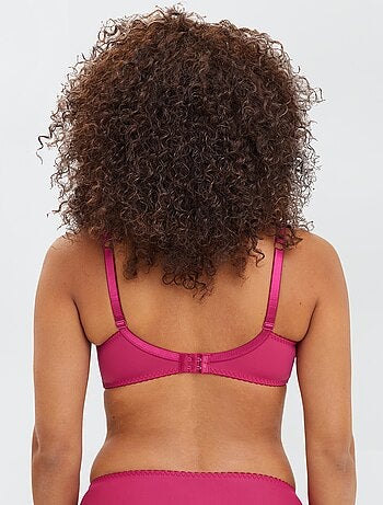 Omhullende beha van kant met beugels | 'Arum' 'Sans Complexe'