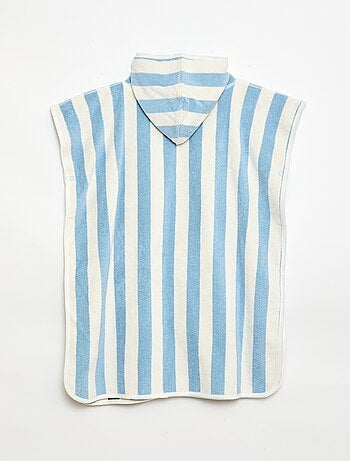 Omkeerbare badponcho van badstof