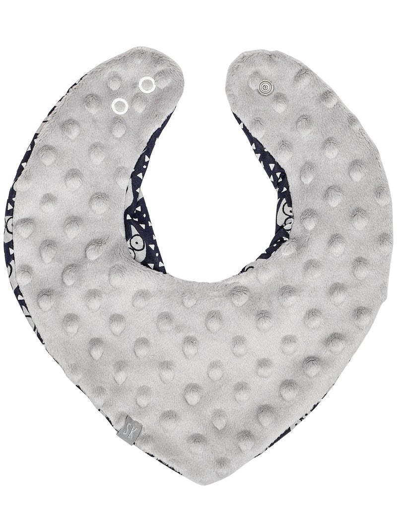 Omkeerbare bandana nekwarmer, eli Marineblauw - Kiabi