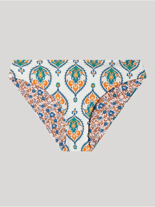 Omkeerbare bikini broekje bedrukte stof - Kiabi Omkeerbare bikini broekje bedrukte stof - Kiabi