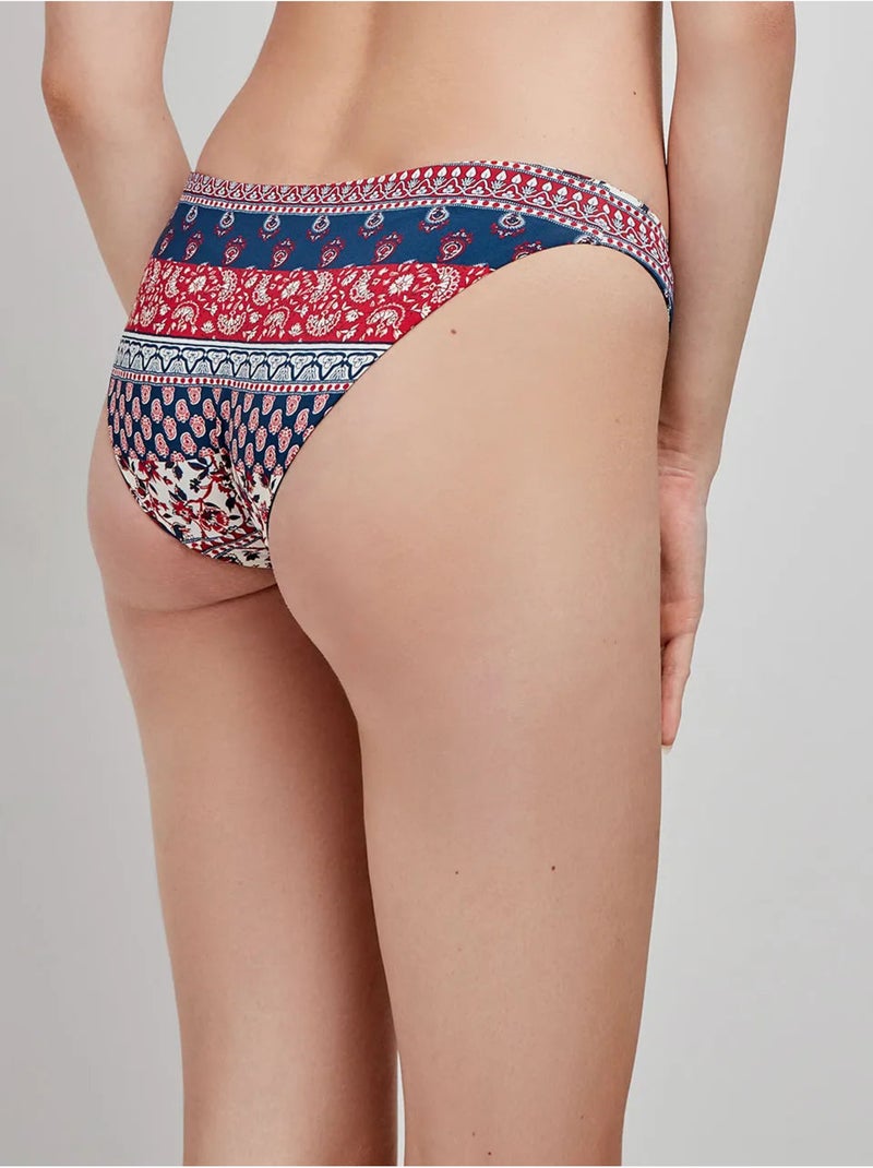Omkeerbare bikinibroekje Multicolor - Kiabi