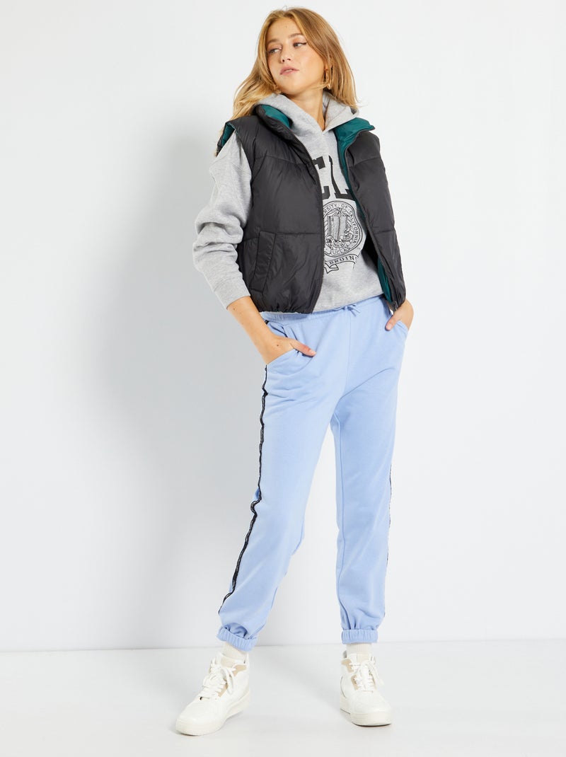 Omkeerbare bodywarmer ZWART - Kiabi