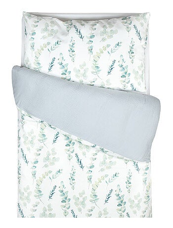 Omkeerbare dekbedovertrekset voor baby van katoengaze | sevira kids