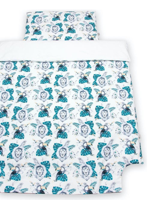 Omkeerbare dekbedovertrekset voor baby van katoengaze | sevira kids - Kiabi