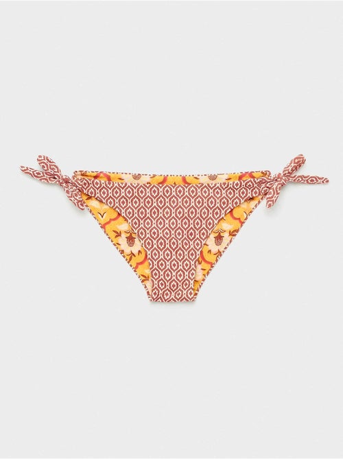 Omkeerbare en verstelbare bikinibroekje - Kiabi Omkeerbare en verstelbare bikinibroekje - Kiabi
