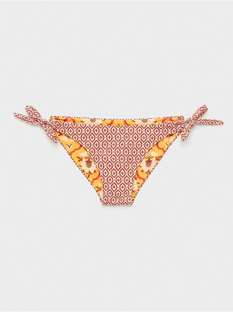 Omkeerbare en verstelbare bikinibroekje Multicolor - Kiabi