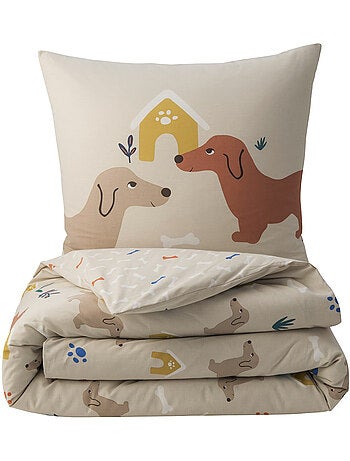 Omkeerbare honden kinderbeddenset