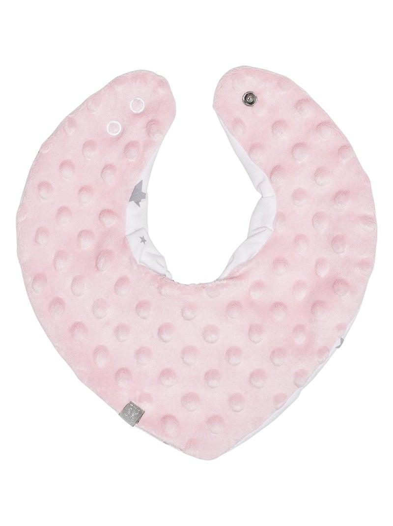 Omkeerbare nekbandana, stella Wit Roze - Kiabi