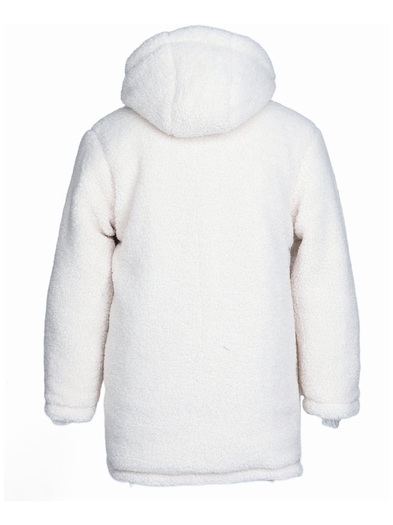 Omkeerbare parka - Kizco Kaki - Kiabi
