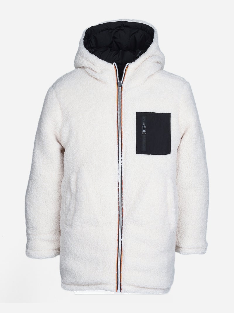 Omkeerbare parka - Kizco Zwart - Kiabi