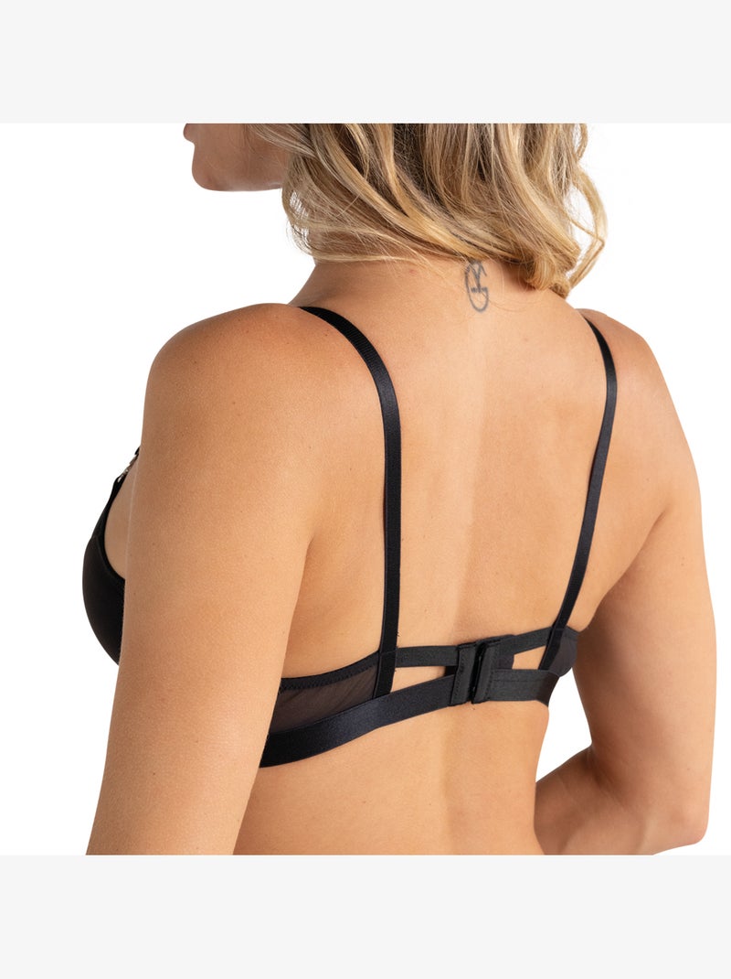 Omsluitende bh met beugels dames iconic delight passio Zwart - Kiabi