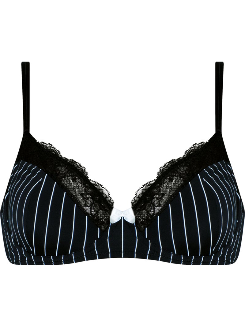 Omsluitende bh met beugels dames love mood cute passio Zwart - Kiabi