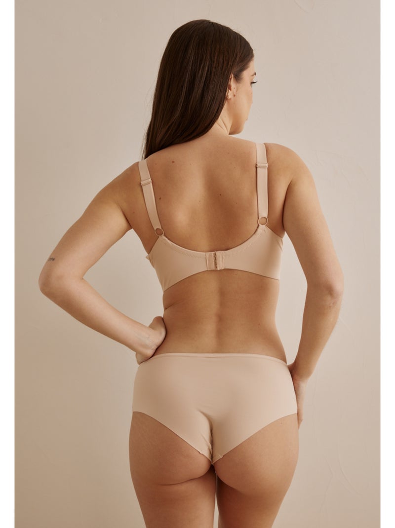 Omsluitende bh met dunne cups dido Beige - Kiabi