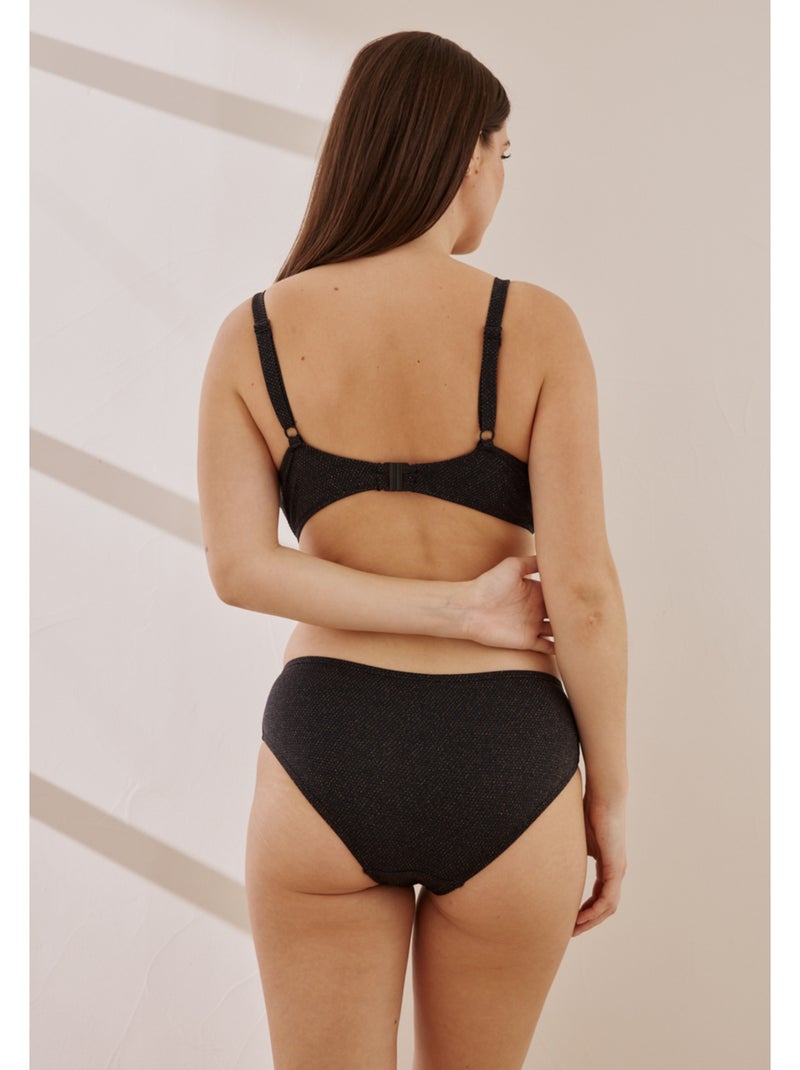 Omsluitende bikinitop divine Zwart - Kiabi