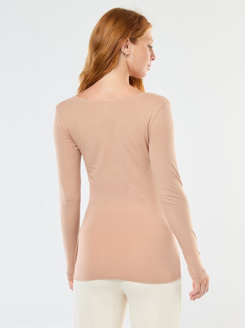 Onder-T-shirt met lange mouwen - Kiabi