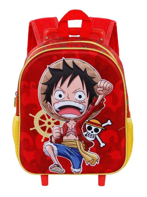 One Piece Luffy Sac à dos 3D à Roulettes Petit, Rouge - Kiabi One Piece Luffy Sac à dos 3D à Roulettes Petit, Rouge - Kiabi