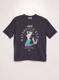 'One Piece'-T-shirt met ronde hals ZWART - Kiabi