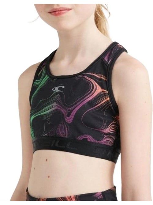 O'Neill Active Sportbeha voor Meisjes - Zwart/Roze - Kiabi O'Neill Active Sportbeha voor Meisjes - Zwart/Roze - Kiabi