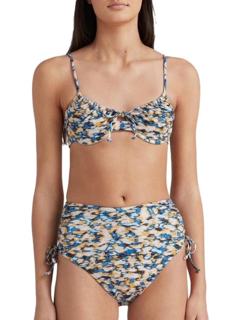 O'Neill Avalon Dames Zwempak Oranje/Blauw Blauw - Kiabi