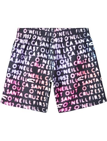 O'neill cali zwemshort jongens zwart/roze/blauw