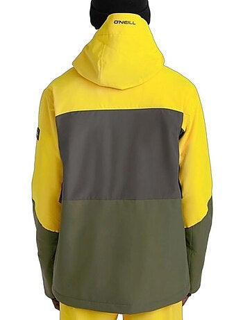 O'neill carbonite ski-jas voor heren - geel/kaki