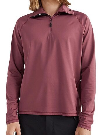 O'neill clime heren fleece trui met rits roze