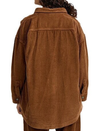 O'neill corduroy blouse voor dames - bruin