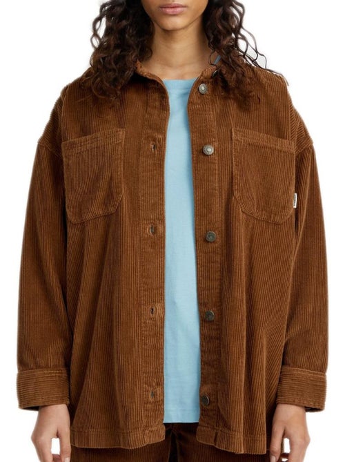 O'Neill Corduroy Blouse voor Dames - Bruin - Kiabi O'Neill Corduroy Blouse voor Dames - Bruin - Kiabi