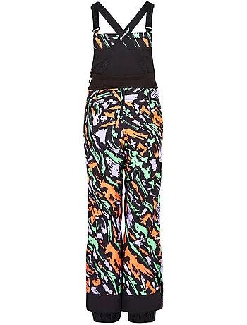 O'neill dames ski salopette zwart/multicolor regular fit