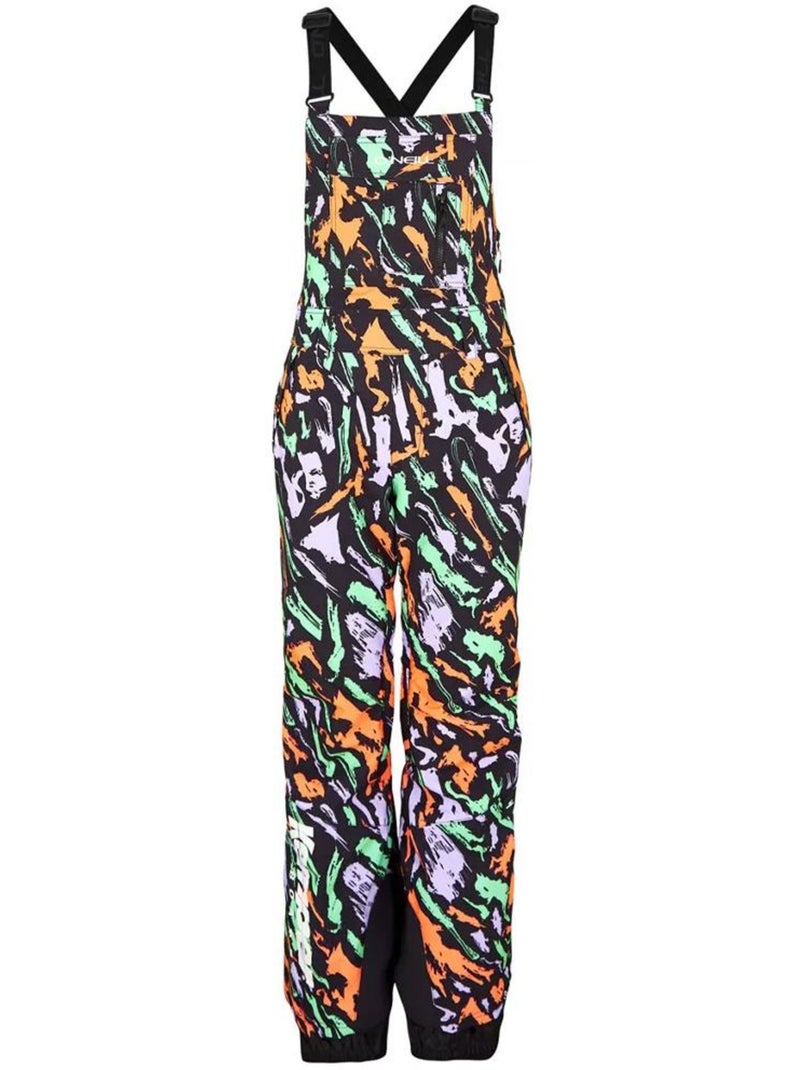 O'Neill Dames Ski Salopette Zwart/Multicolor Regular Fit Zwart - Kiabi