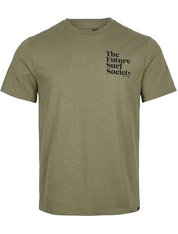 O'neill future surf society t-shirt groen voor heren
