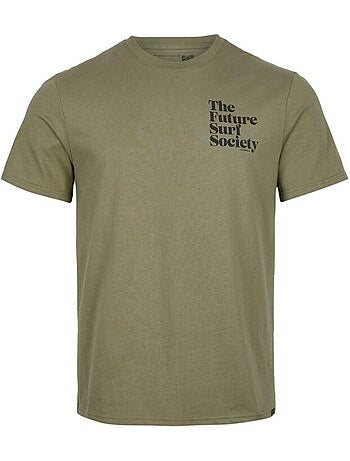 O'neill future surf society t-shirt groen voor heren