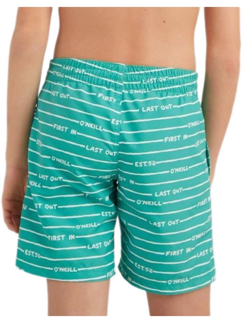O'Neill Jongens Zwemshort Groen All Year 14 Groen - Kiabi