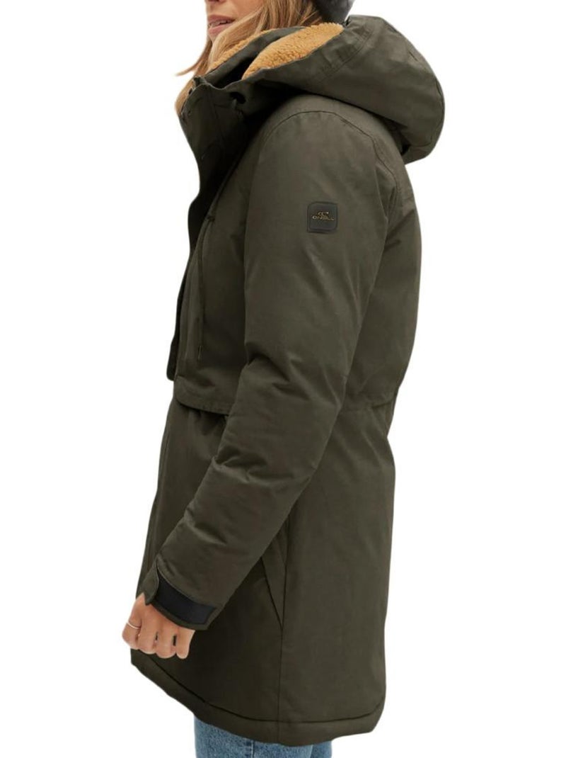 O'Neill Journey Kaki Parka voor Dames Licht kakigroen - Kiabi