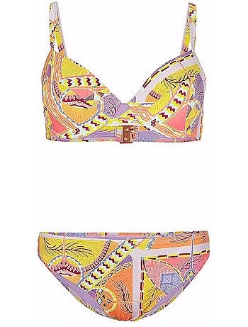 O'Neill Julia Rita Dames Bikini Roze/Geel