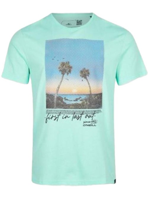 O'Neill Loren Turquoise T-shirt voor Heren - Kiabi O'Neill Loren Turquoise T-shirt voor Heren - Kiabi