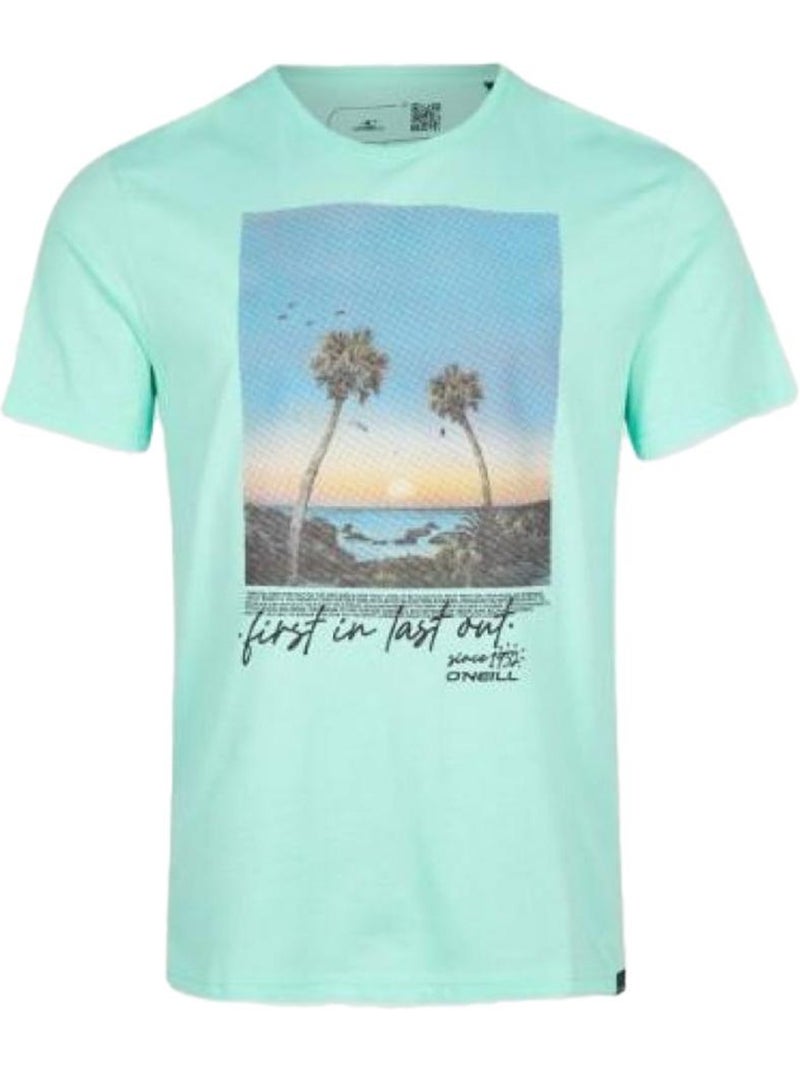 O'Neill Loren Turquoise T-shirt voor Heren Blauw - Kiabi