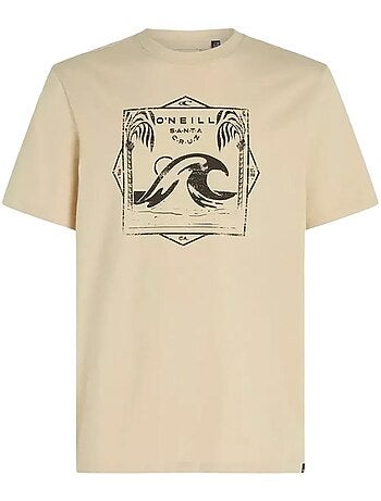 O'neill mix & match beige t-shirt voor heren
