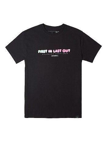 O'neill neon jongens t-shirt zwart